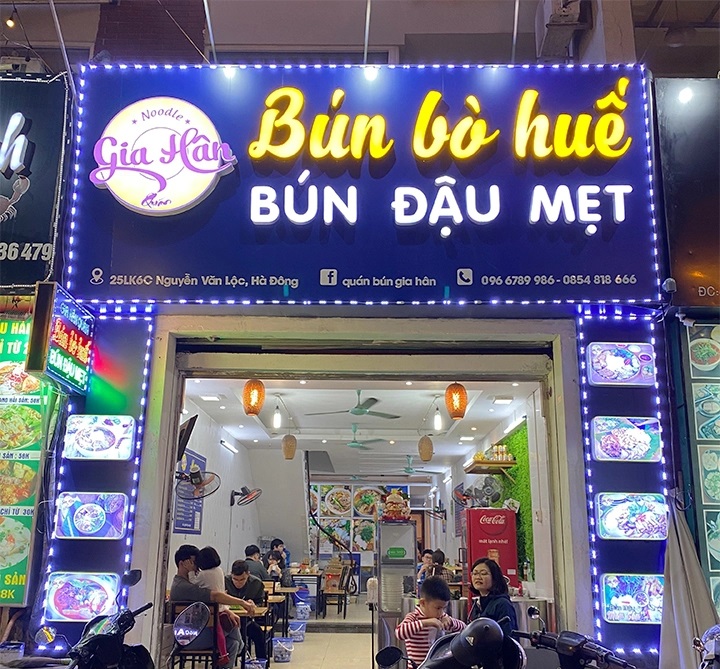 bien-den-led-bun-pho biển quảng cáo bún phở đèn led