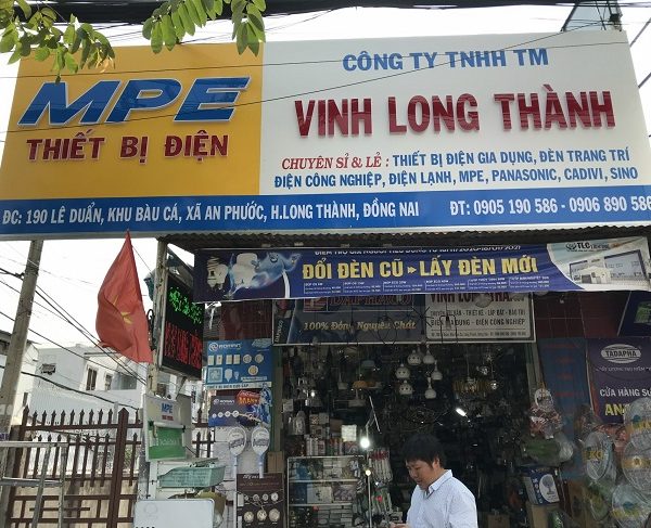 Mẫu Bảng Hiệu Cửa Hàng Điện Nước Đẹp, Sáng Tạo biển hiệu cửa hàng điện nước đẹp