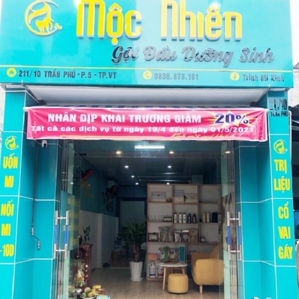 Mẫu Bảng Hiệu Gội Đầu Dưỡng Sinh Đẹp, Sang Trọng Biển gội đầu dưỡng sinh Mica