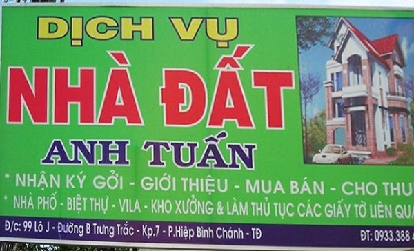 Mẫu Bảng Hiệu Ký Gửi Nhà Đất Đẹp, Thu Hút Khách bảng hiệu nhà đất bạt Hiflex