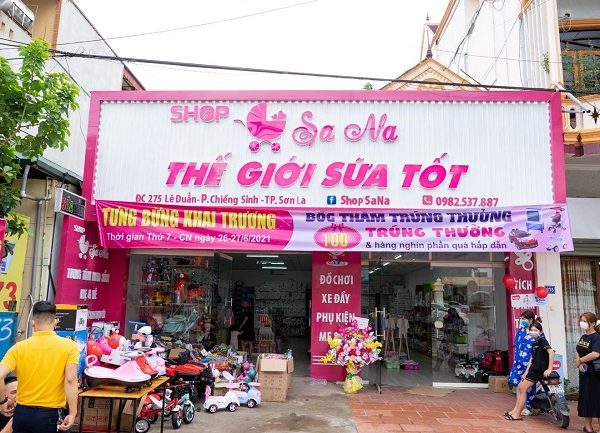 Mẫu Bảng Hiệu Shop Mẹ và Bé Đẹp, Dễ Thương biển hiệu mẹ và bé đẹp