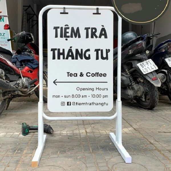 Mẫu Bảng Hiệu Sinh Tố Nước Ép Trái Cây Đẹp, Độc Đáo biển hiệu quảng cáo đứng sinh tố
