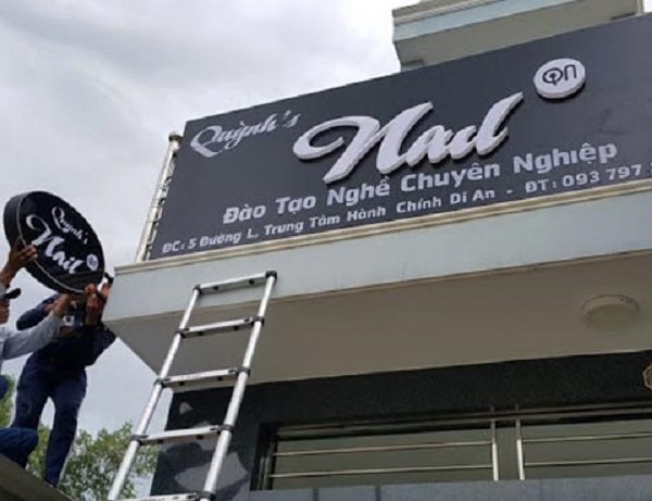 Mẫu Biển Quảng Cáo Tóc và Móng Đẹp, Hot Nhất thiết kế biển hiệu tiệm tóc & móng