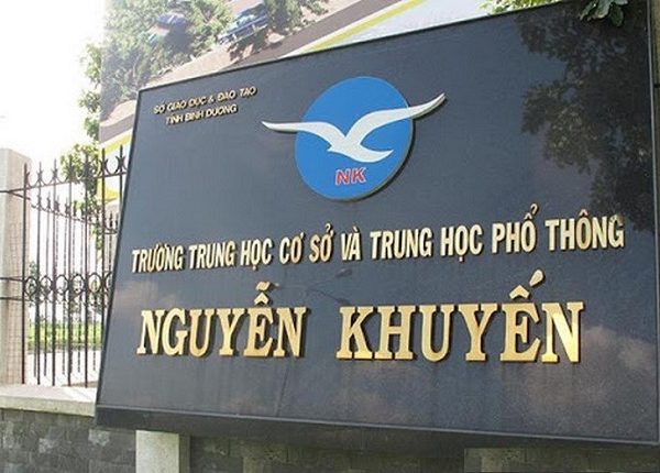 Thi Công Bảng Hiệu Trường Học Đẹp, Ấn Tượng biển hiệu trường THPT