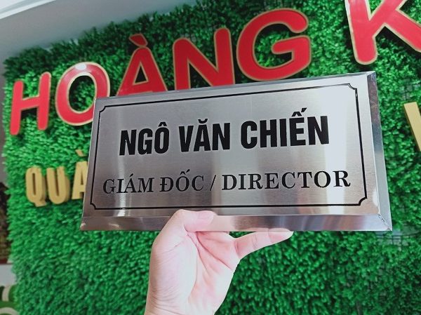 Mẫu Biển Quảng Cáo Công Ty Đẹp, Bền, Sang Trọng biển phòng ban công ty