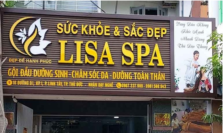 Mẫu Bảng Hiệu Gội Đầu Dưỡng Sinh Đẹp, Sang Trọng bien quang cao goi dau duong sinh