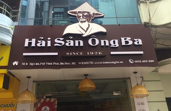 Mẫu Biển Quảng Cáo Hải Sản Tươi Sống, Khô Đẹp - Rẻ biển hiệu cửa hàng hải sản tươi sống
