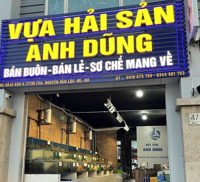 Mẫu Biển Quảng Cáo Hải Sản Tươi Sống, Khô Đẹp - Rẻ bien quang cao hai san