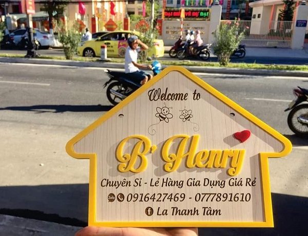 Mẫu Bảng Hiệu Nhỏ Đẹp – Độc Đáo – Tinh Tế biển quảng cáo nhỏ đẹp 02