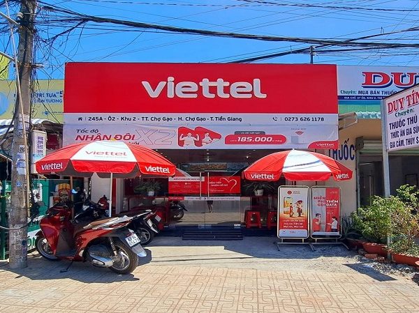 Mẫu Bảng Hiệu Viettel Đẹp Cho Cửa Hàng Ủy Quyền Bảng hiệu cửa hàng Viettel