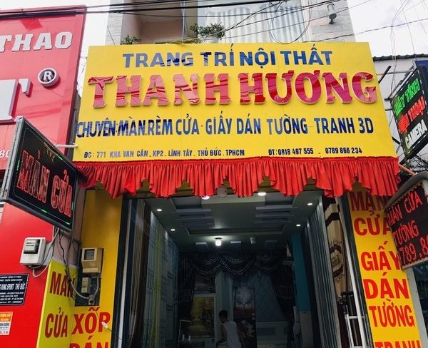 Mẫu Biển Quảng Cáo Rèm Cửa Đẹp, Sang Trọng Biển mica rèm cửa chữ nổi