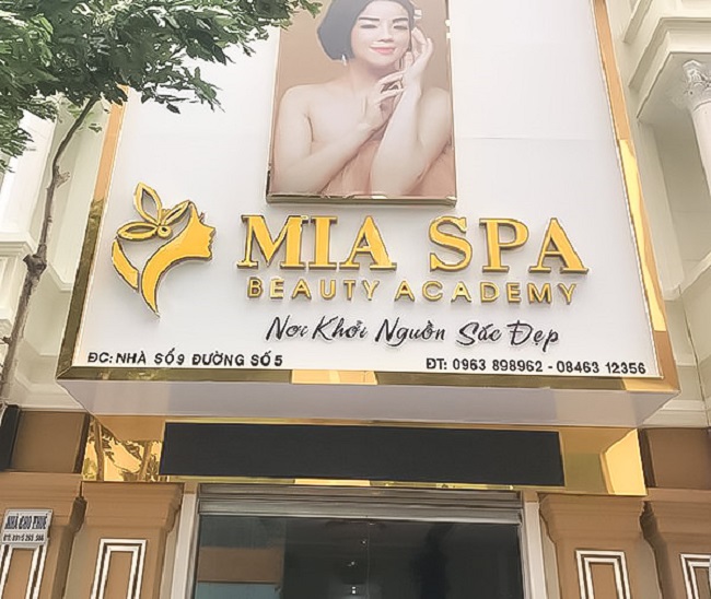 bien-spa-mica Biển quảng cáo spa thẩm mỹ viện làm đẹp mica