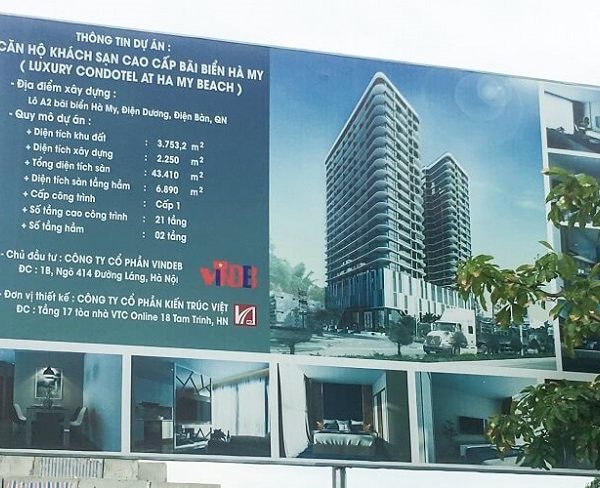 bảng thông tin công trình xây dựng