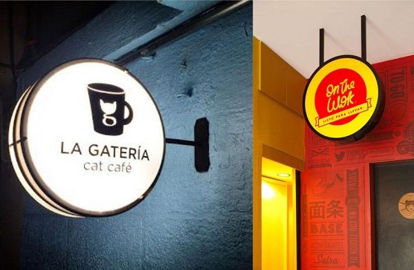 Mẫu Bảng Hiệu Treo Tường 2 Mặt Đẹp, Ấn Tượng biển treo tường thiết kế nhỏ gọn