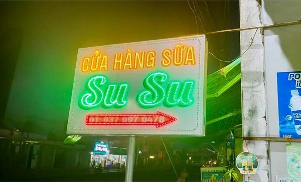 Mẫu Bảng Hiệu Cửa Hàng Bỉm Sữa Đẹp Nhất Biển vẫy bỉm sữa đẹp