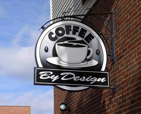 Mẫu Bảng Hiệu Quán Cafe Đẹp, Thu Hút Khách Nhất biển vẫy coffe