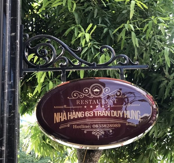 Mẫu Biển Quảng Cáo Nhà Hàng, Quán Ăn Đẹp, Rẻ Biển vẫy nhà hàng