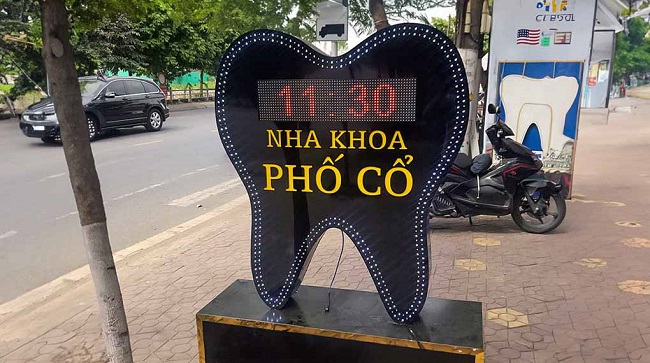 bien-vay-nha-khoa Biển vẫy led nha khoa đẹp