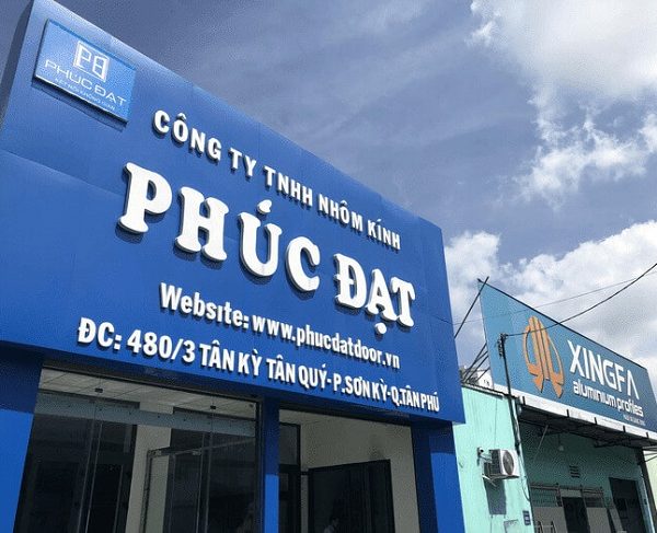 Mẫu Bảng Hiệu Nhôm Kính (Xingfa) Đẹp, Giá Rẻ chất liệu làm bảng hiệu nhôm kính