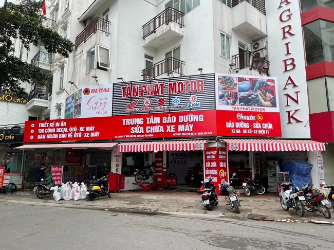 cong-ty-lam-bang-hieu-sua-xe-may biển hiệu quảng cáo Alu tiệm sửa xe