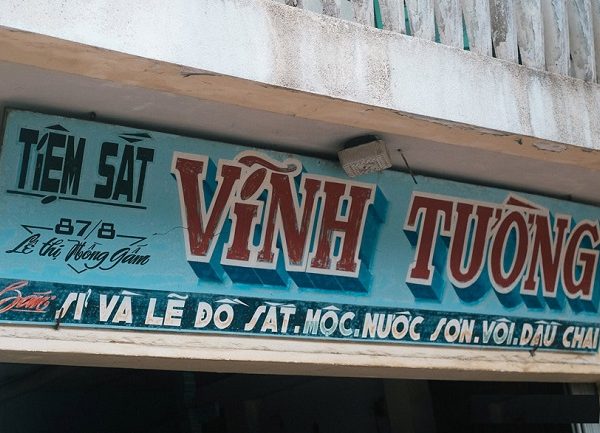 Mẫu Bảng Hiệu Sài Gòn Xưa Đẹp, Hoài Cổ Font chữ biển quảng cáo Sài Gòn xưa