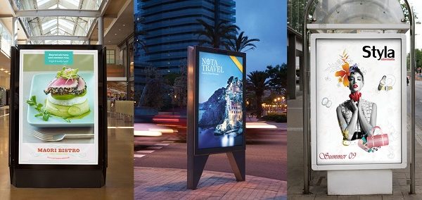 Mẫu Bảng Hiệu Đứng Quảng Cáo Đẹp, Bền, Mới Lạ biển hộp đèn đứng mica