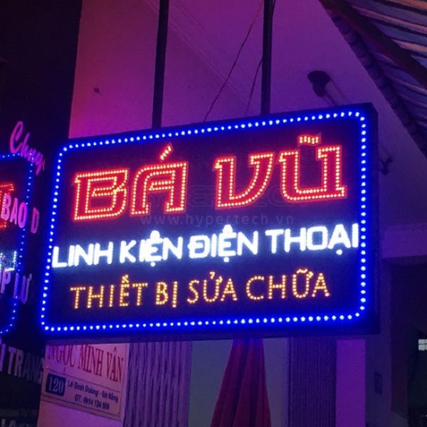 Mẫu Bảng Hiệu Phụ Kiện Điện Thoại Đẹp, Độc Đáo Biển hộp đèn phụ kiện điện thoại