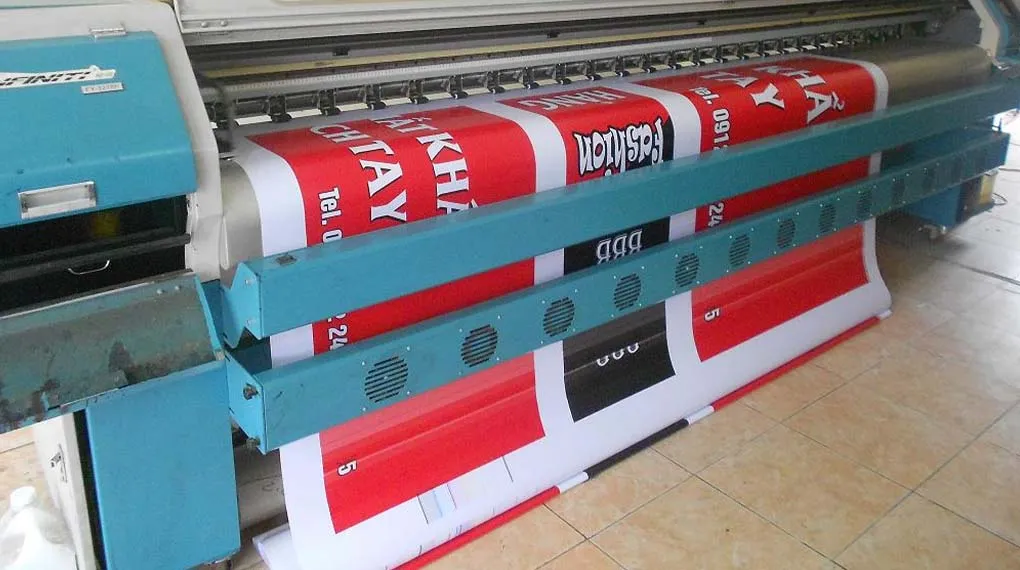 Phông Bạt Hiflex Xanh In Kỹ Thuật Số iN Bat Kho Lon28