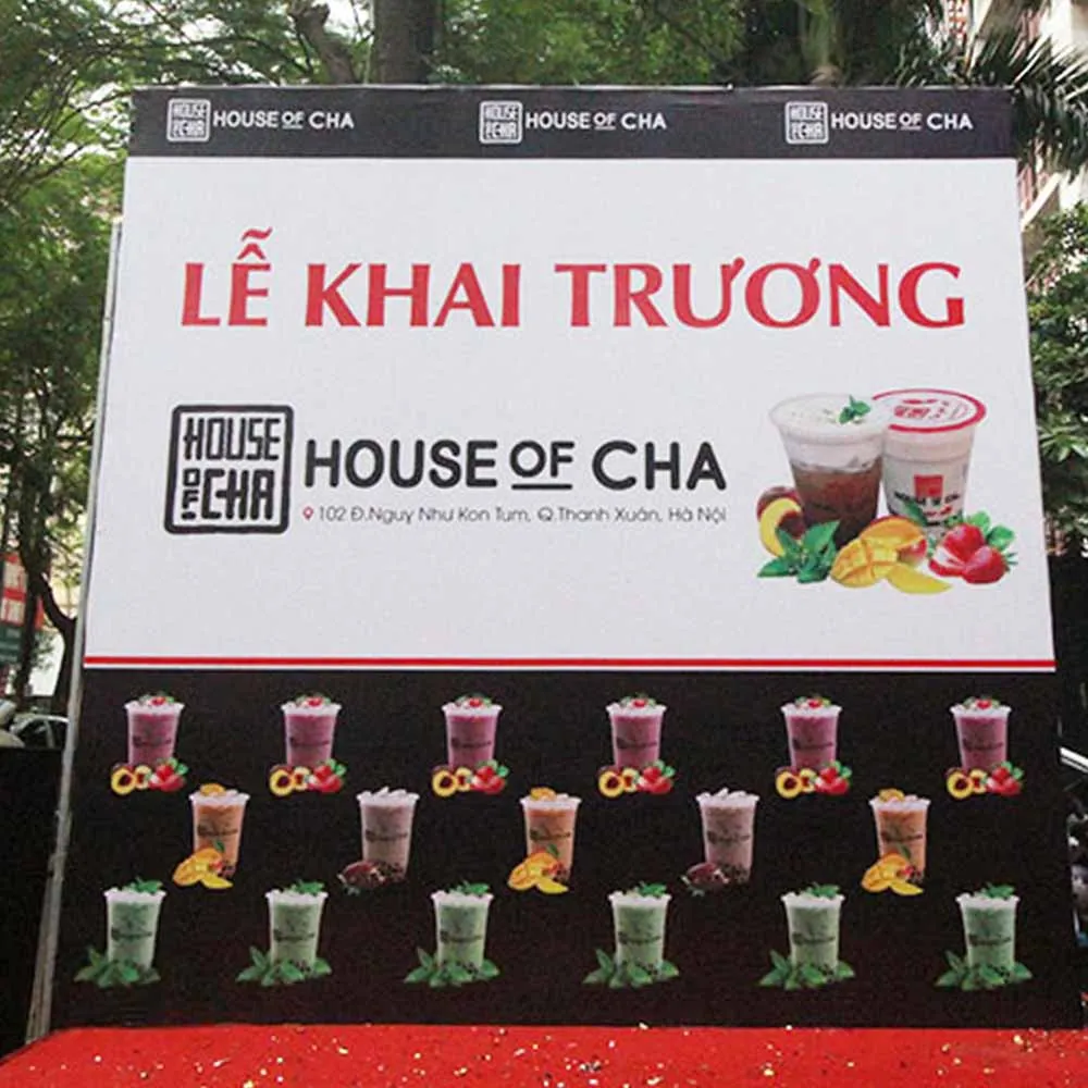 Phông Bạt Hiflex Xanh In Kỹ Thuật Số iN Bat Kho Lon40