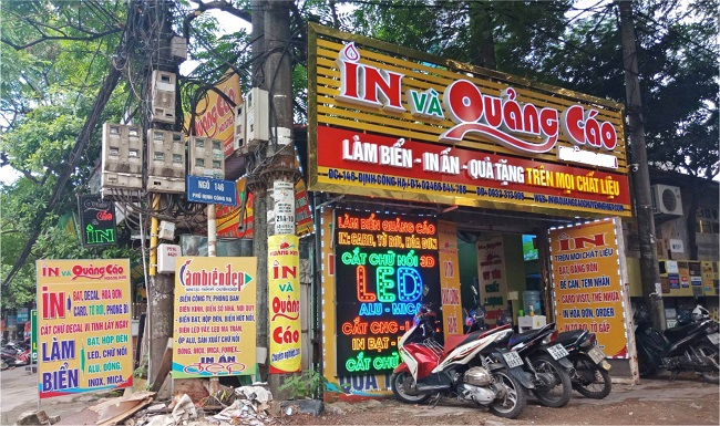 In quảng cáo gần đây giá rẻ, lấy liền tại TPHCM in quang cao gan day
