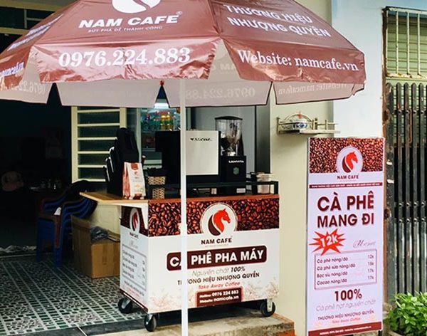 Mẫu Bảng Hiệu Cafe Mang Đi (Take Away) Đẹp, Ấn Tượng Làm bảng hiệu cafe mang đi