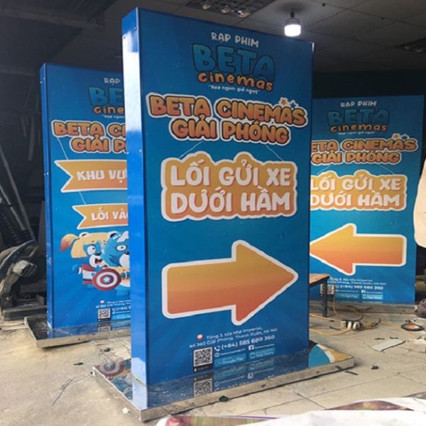 Mẫu Bảng Hiệu Đứng Quảng Cáo Đẹp, Bền, Mới Lạ Làm bảng hiệu đứng