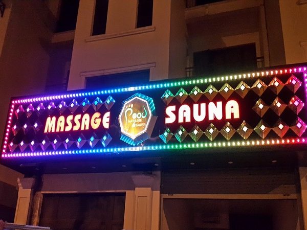 Mẫu Bảng Hiệu Massage Body, Xong Hơi, Xoa Bóp Đẹp làm bảng hiệu massage