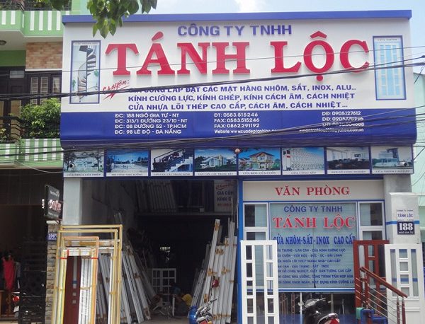 Mẫu Bảng Hiệu Nhôm Kính (Xingfa) Đẹp, Giá Rẻ làm bảng hiệu nhôm kính