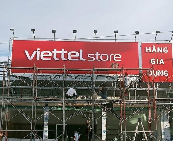 Mẫu Bảng Hiệu Viettel Đẹp Cho Cửa Hàng Ủy Quyền Làm bảng hiệu Viettel