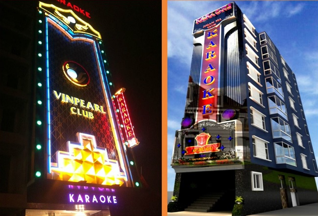 lam-bien-karaoke Làm biển hiệu quán karaoke