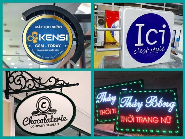 Mẫu Bảng Hiệu Nhỏ Đẹp – Độc Đáo – Tinh Tế lam bien quang cao nho