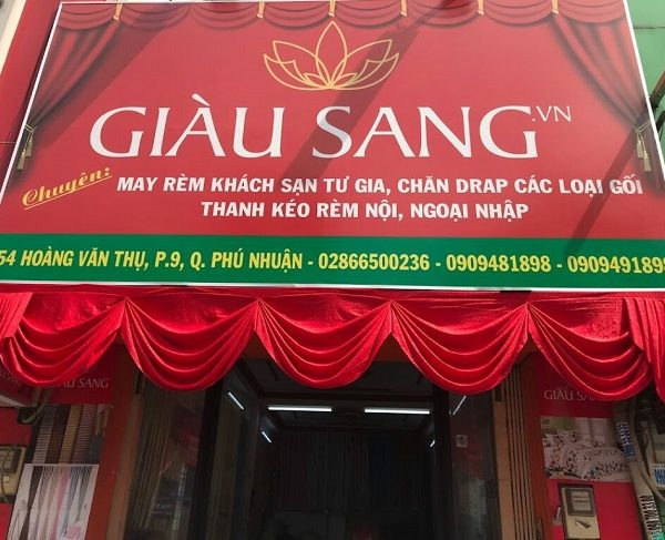 Mẫu Biển Quảng Cáo Rèm Cửa Đẹp, Sang Trọng làm bảng hiệu rèm cửa