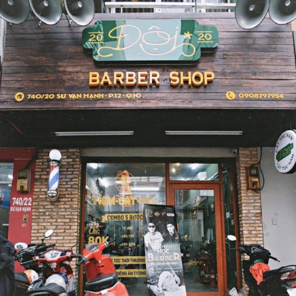 Mẫu Biển Quảng Cáo Tóc và Móng Đẹp, Hot Nhất mau bang hieu barber shop alu 02 1