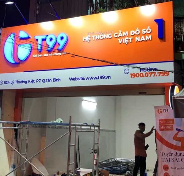 Mẫu Biển Hiệu Quảng Cáo Cầm Đồ Đẹp, Ấn Tượng Công ty làm bảng hiệu uy tín tại TPHCM