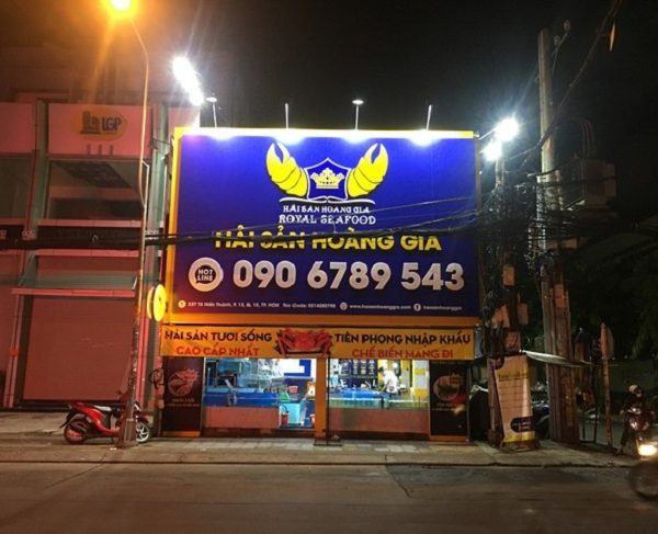 Mẫu Biển Quảng Cáo Hải Sản Tươi Sống, Khô Đẹp - Rẻ mẫu bảng hiệu hải sản đẹp