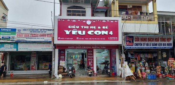 Mẫu Bảng Hiệu Shop Mẹ và Bé Đẹp, Dễ Thương mẫu bảng hiệu mẹ và bé