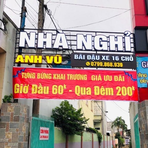 Mẫu Bảng Hiệu Khách Sạn Nhà Nghỉ Đẹp, Sang Trọng bảng hiệu nhà nghỉ đẹp