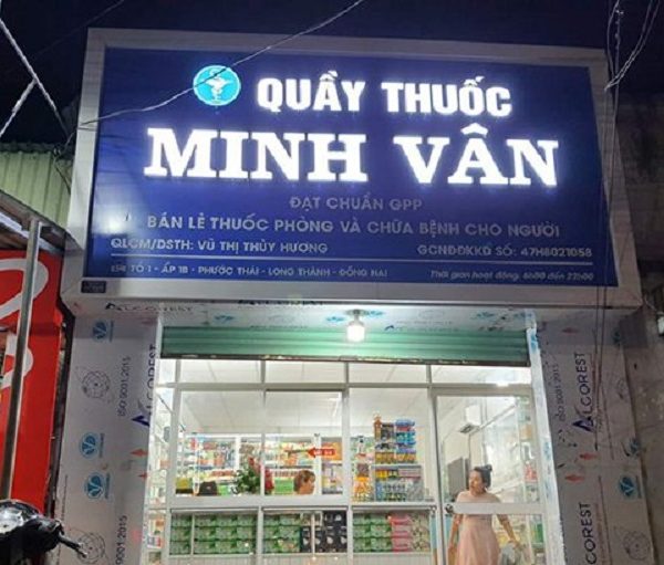 Mẫu Bảng Hiệu Nhà Thuốc Tây Đạt Chuẩn GPP Đẹp Mẫu biển quảng cáo nhà thuốc đẹp đèn led
