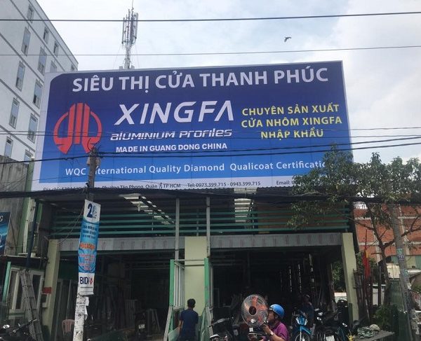 Mẫu Bảng Hiệu Nhôm Kính (Xingfa) Đẹp, Giá Rẻ mẫu bảng hiệu nhôm kính xingfa
