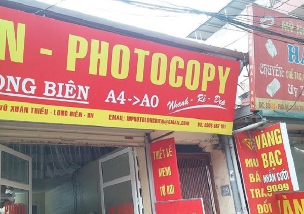 Mẫu Bảng Hiệu Photocopy Đẹp, Thu Hút Khách bảng hiệu tiệm Photocopy bằng bạt Hiflex