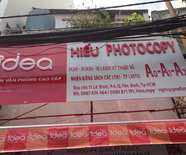 Mẫu Bảng Hiệu Photocopy Đẹp, Thu Hút Khách Mẫu biển quảng cáo photocopy đẹp