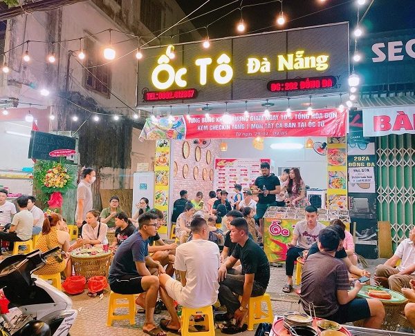 bảng hiệu quán ốc đẹp