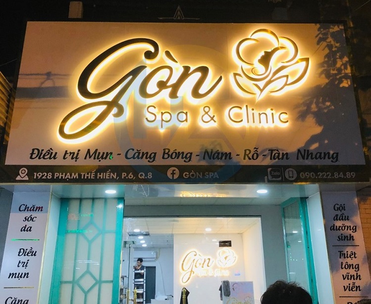 mau-bang-hieu-spa Biển spa chữ nổi inox mạ vàng