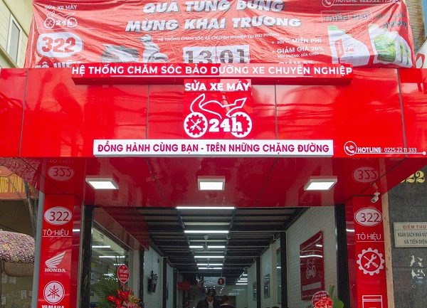 Mẫu bảng hiệu sửa xe alu